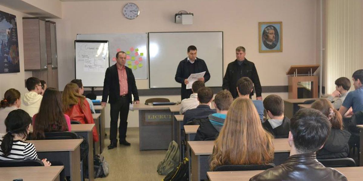 Reprezentanții UTM la Spiru Haret