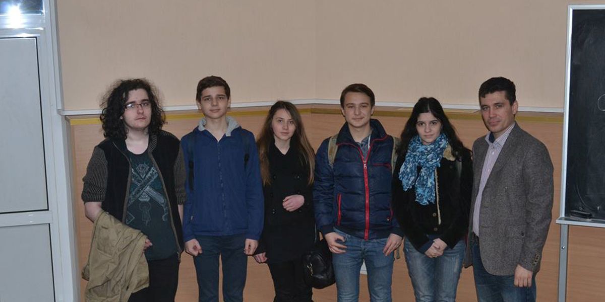 Elevii din "Spiru Haret" în cadrul Facultății de Istorie și Geografie a UPS ”Ion Creangă”