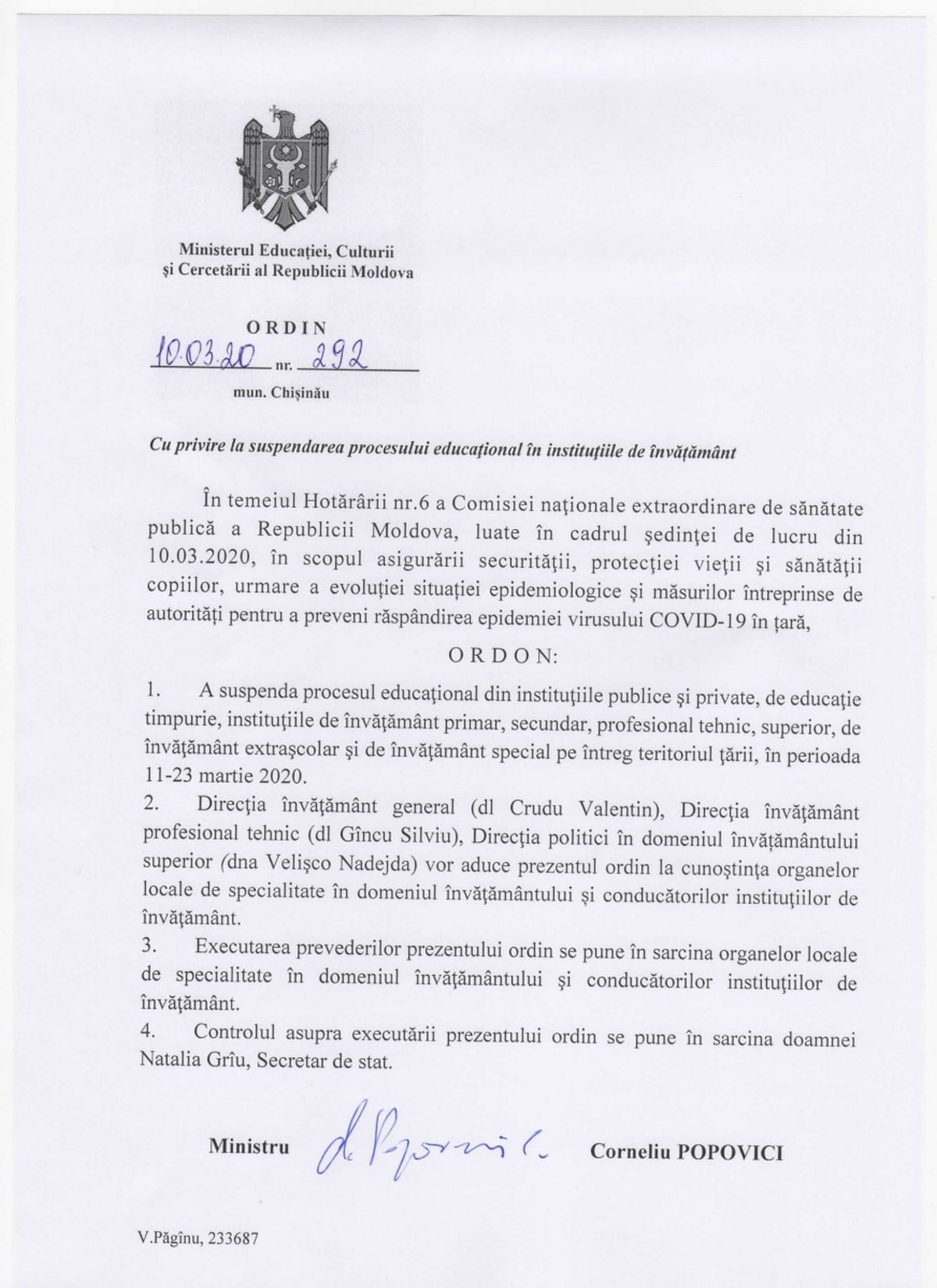 IMPORTANT! ÎN ATENŢIA PĂRINŢILOR, ELEVILOR, ANGAJAŢILOR LICEULUI ŞI A CANDIDAŢILOR LA BACALAUREAT PRIN EXTERNAT.